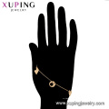 75318 Xuping Hot sale 18k pulseira de corrente de ouro para mulheres